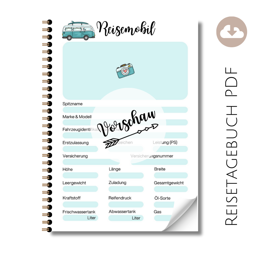 Reisetagebuch "Unser Reisemobil"