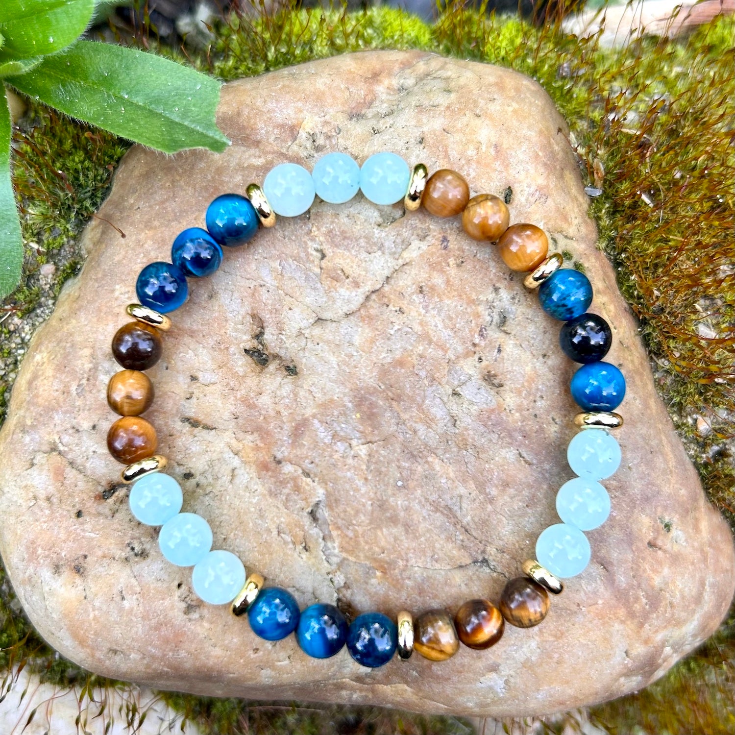 Edelstein Armband "Wurzeln und Wachstum"
