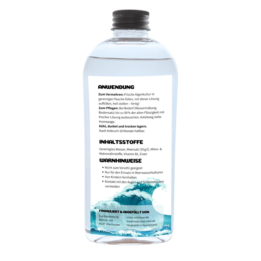Instant-Meerwasserlösung zur Vermehrung von Leuchtalgen (250ml)