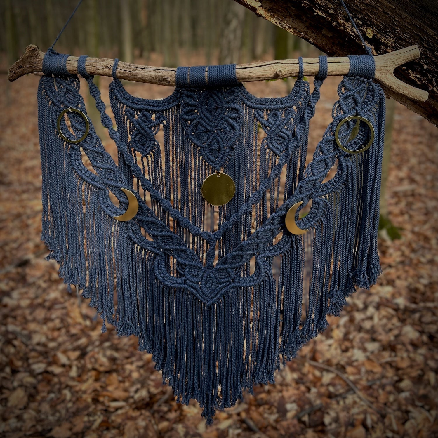 Makramee "Luna - Mondknoten"