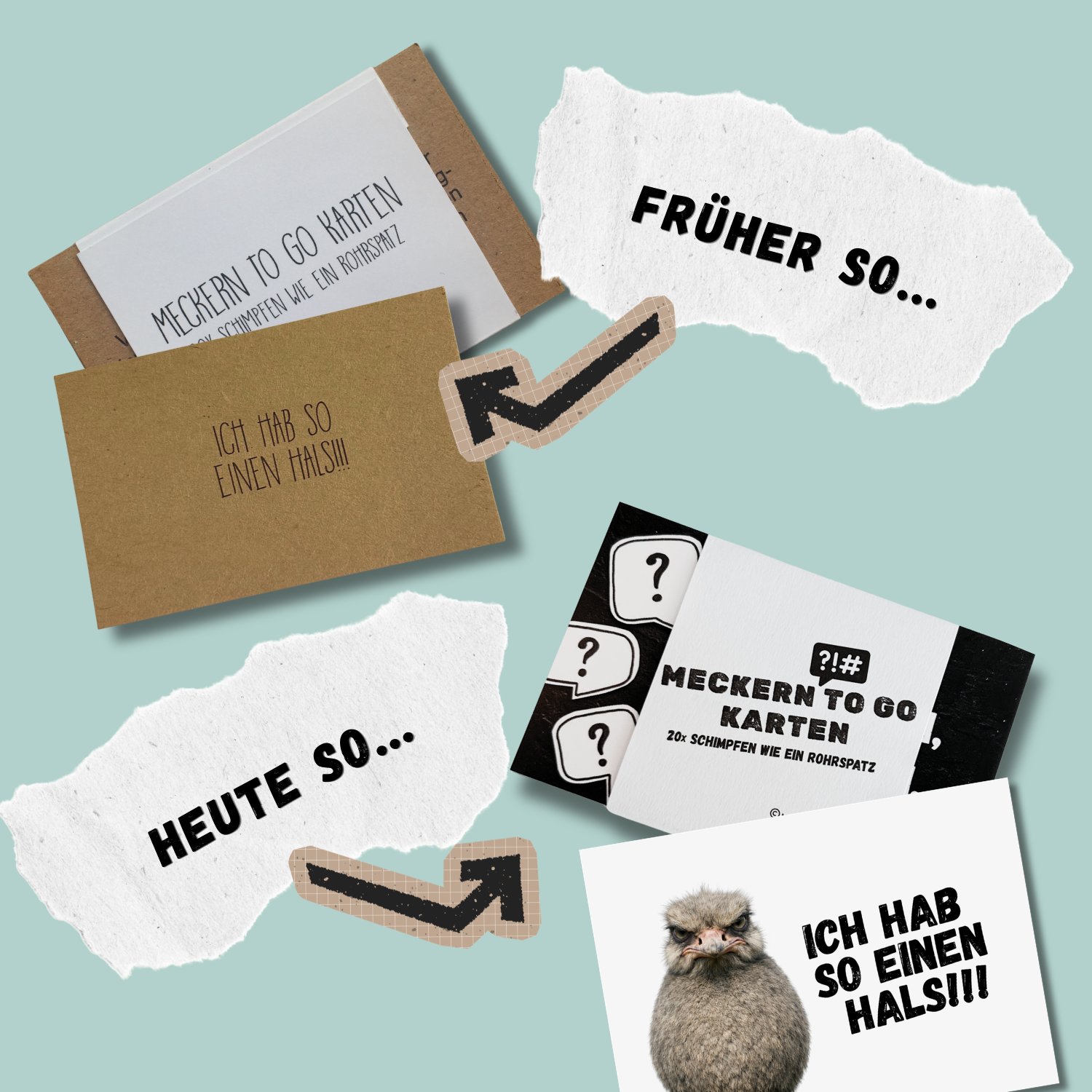 Meckern to go - Meckernkarten 2.0