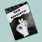 Postkarte "Rein geguckt"