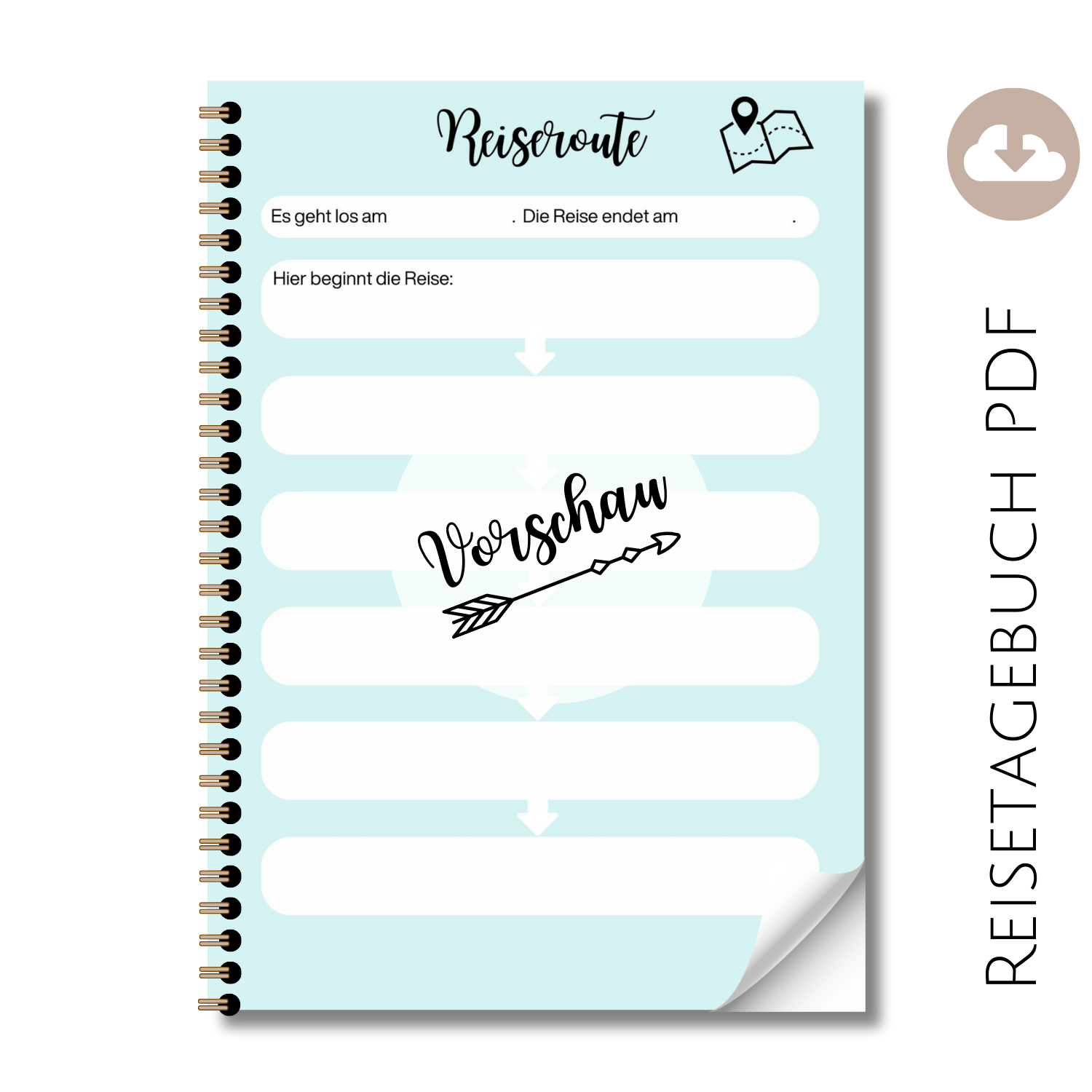 Reisetagebuch "Unsere Reiseroute"