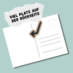 Postkarte "Ich hab so einen Hals!!!"