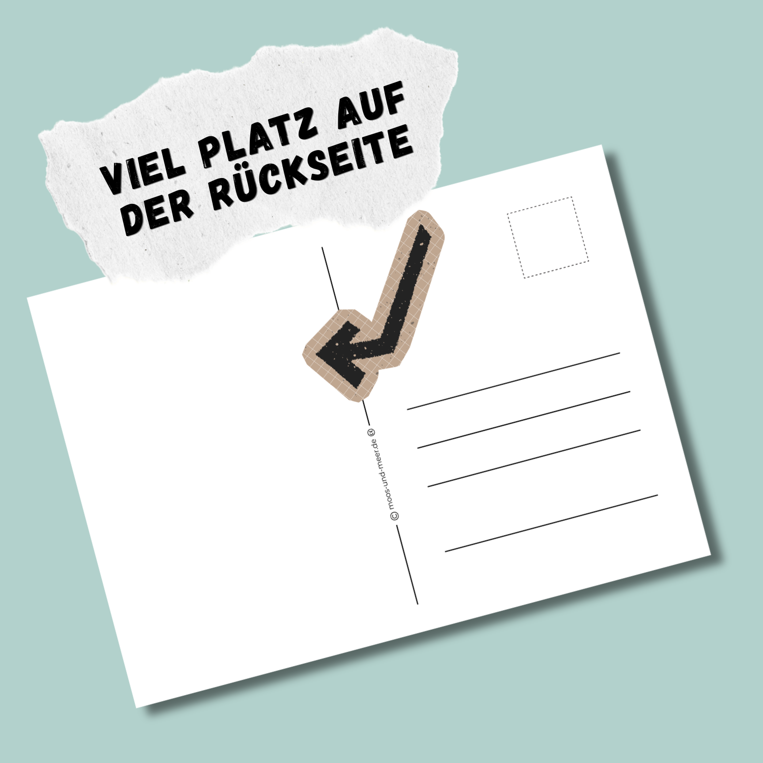 Postkarte "Ich hab so einen Hals!!!"